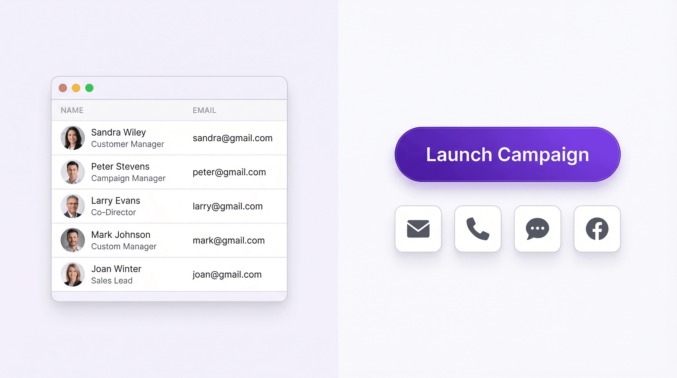 Email campaign