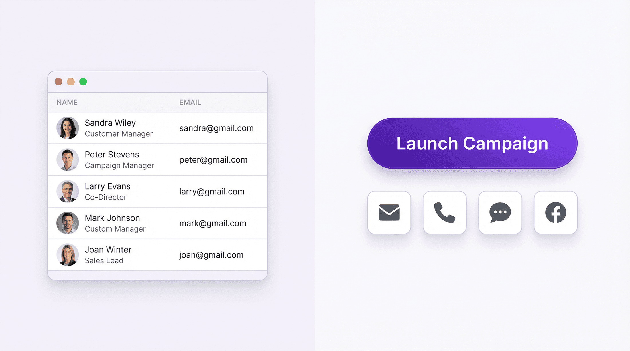 Email campaign